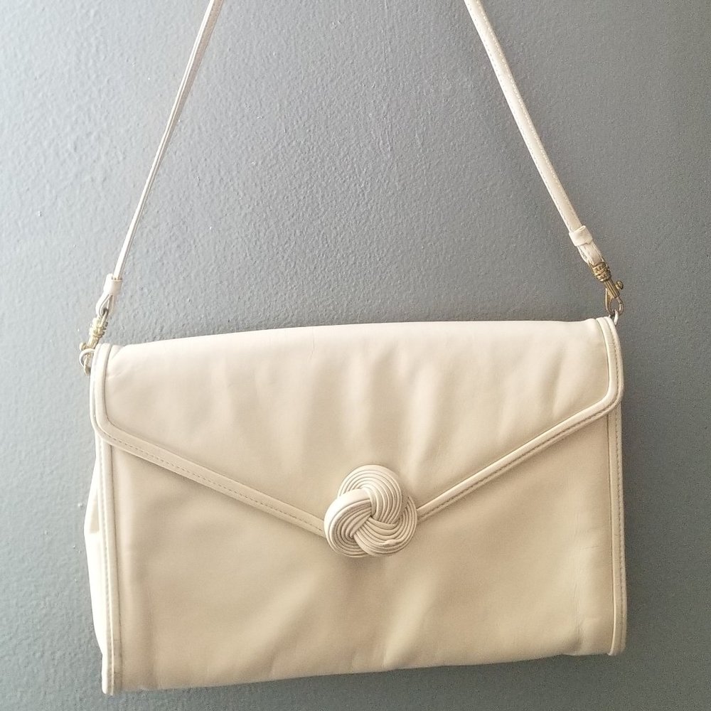 Vintage 80s Mary Ann Rosenfeld Vegan Leather Purse